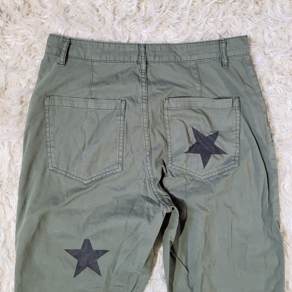 Pistola Tammy Star Print High Rise Trousers Size 29 - Picture 13 of 15